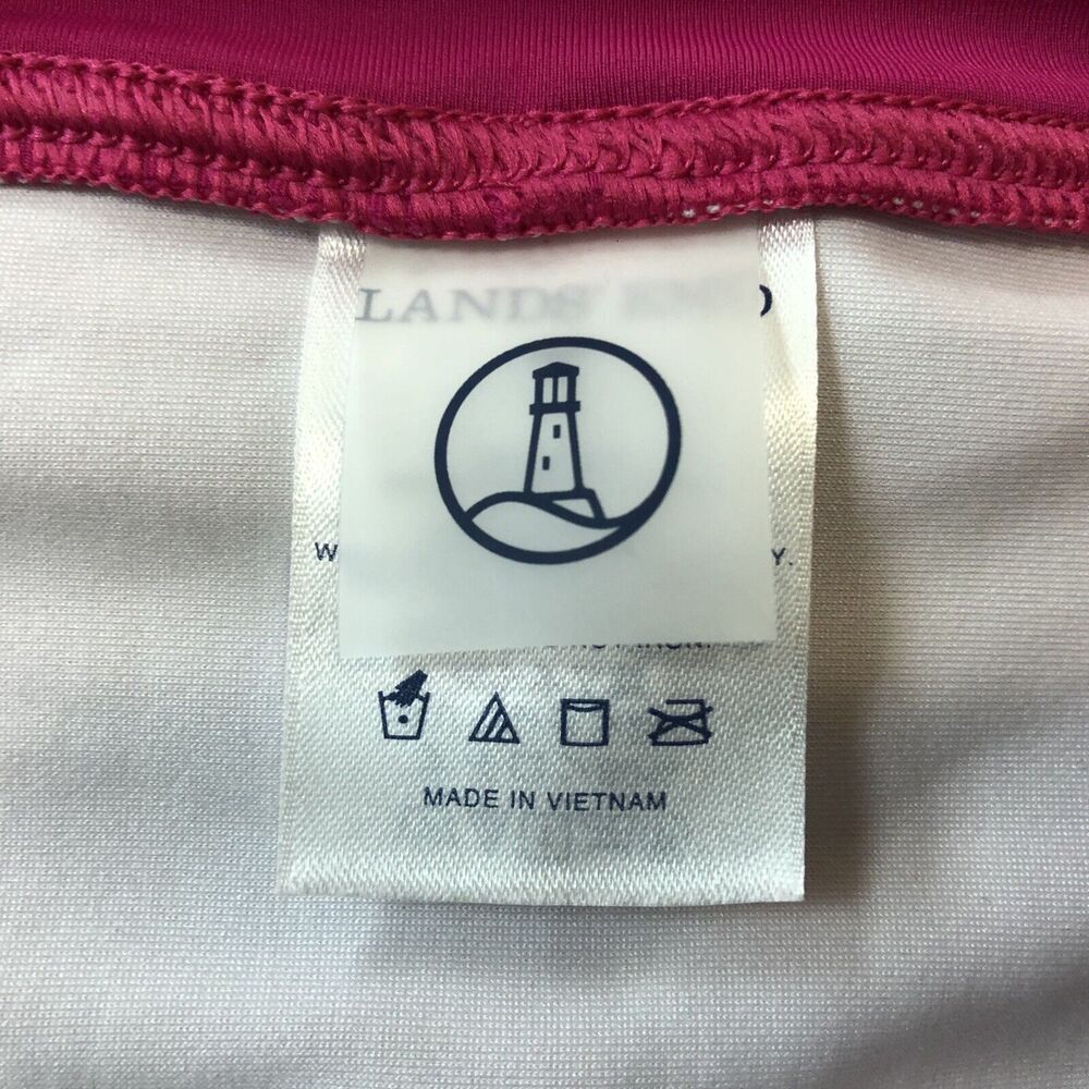 Lands' End Swim Skirt Bottom Women Petite 16P Pink Stretch Skirt w/ Briefs Swim - Picture 4 of 11
